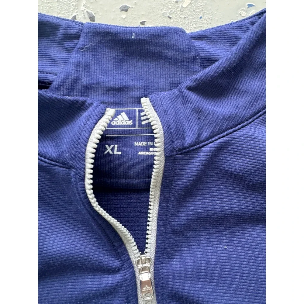 Adidas Pullover 1/4 Zip Long‎ Sleeve Athletic Training Top XL